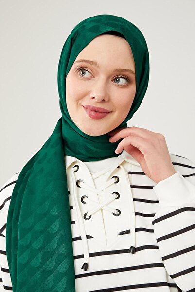 Levidor Emerald Moon Pattern Jacquard Elegance Shawl