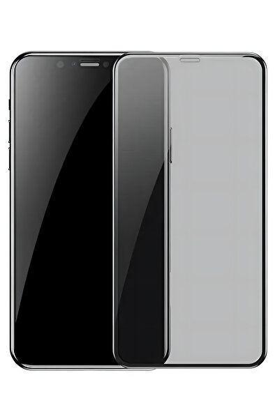 Fibaks iPhone 11 Tam Kapatan Hayalet Ekran Koruyucu Gizli Kırılmaz Cam Privacy