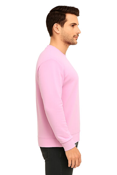 Rodi Jeans Men's Crew Neck Relax Fit Fit 2-Thread Seasonal Unprinted Thin Sweatshirt