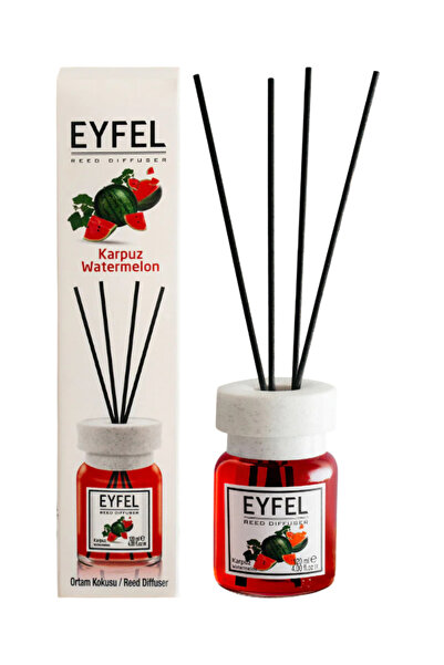 Eyfel odorizant de camera cu bete 120ml, Watermelon (Pepene verde)