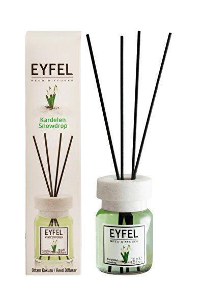 Eyfel room air freshener with sticks 120ml, Snowdrop