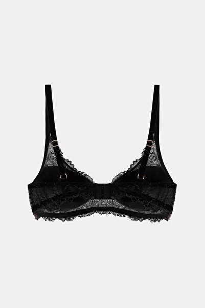 Amarelle Roma Siyah Dantelli Dolgusuz Sütyen