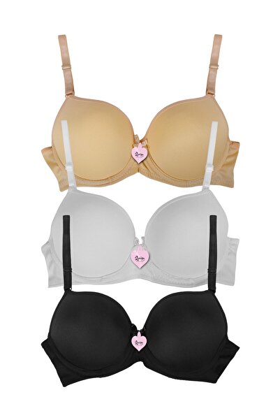 Larisa Cosmetics Sutien micro căptușit din 3 piese pentru femei