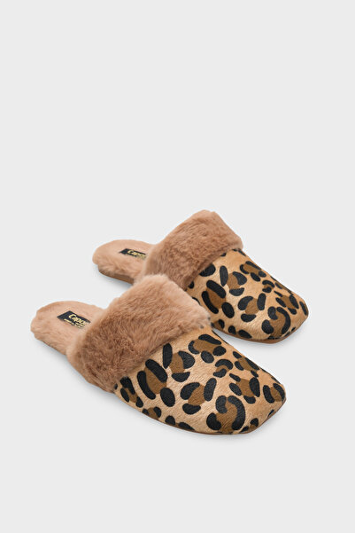Capone Outfitters Elyse Жіночі закриті тапочки з хутром