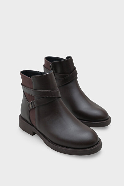 Capone Outfitters Tory Yandan Fermuarlı Kadın Bot