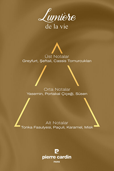 Pierre Cardin Lumiere Edp Women's Perfume 100 ml | Floral | Peach, Jasmine, Grapefruit, Orange Blossom, Caramel, Musk