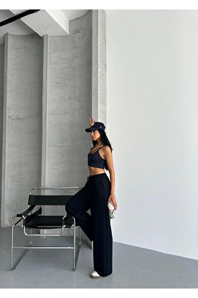 MODA Άνετο αθλητικό παντελόνι με ελαστική μέση