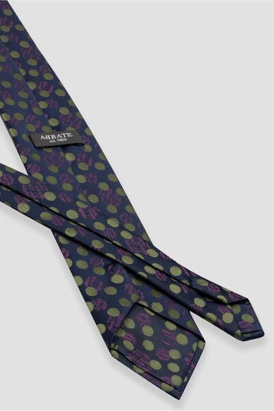 Abbate Краватка 8 см Мікрофібра Поліестер Лациверт Erkek Desenli Краватка