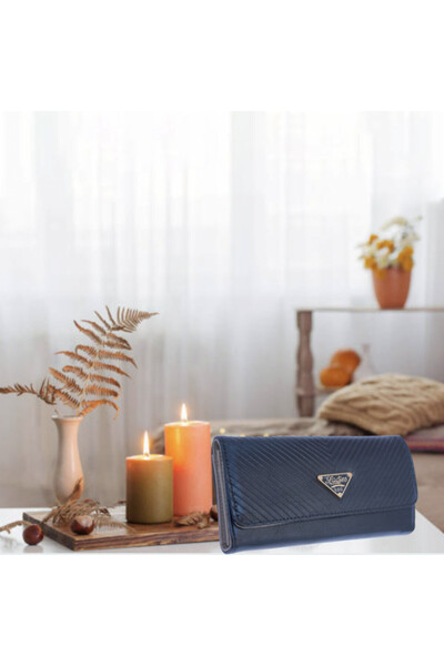 PUFO Elegant women's wallet, Pufo Luxury, 20 x 10 cm, black