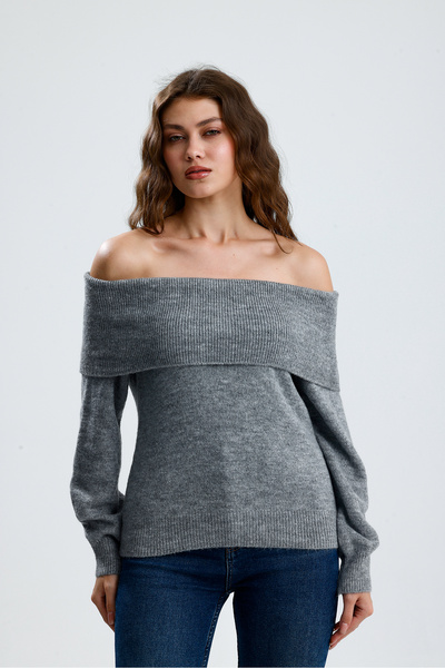 Figo Ανοιχτό γυναικείο πουλόβερ ώμου