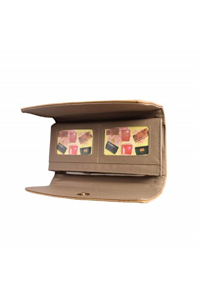 PUFO Elegant women's wallet, Pufo Luxury, 20 x 10 cm, brown