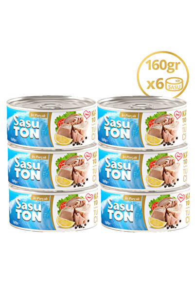 SASU Blue Klasik Ton Balığı 6x160g Iri Parçalı