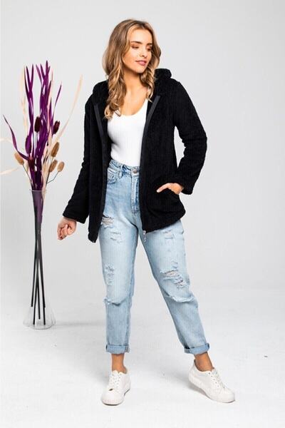 Buklemoda Fleecová mikina na zip