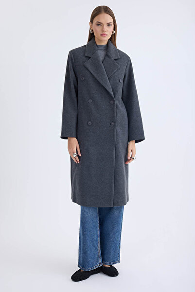 Vitrin Довгий кашеміровий пальто з ґудзиками
