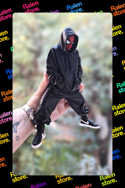 Ralen Spider-Man Urban Style Figür | 25cm ( Yüksek Kalite 3D Baskı PLA )