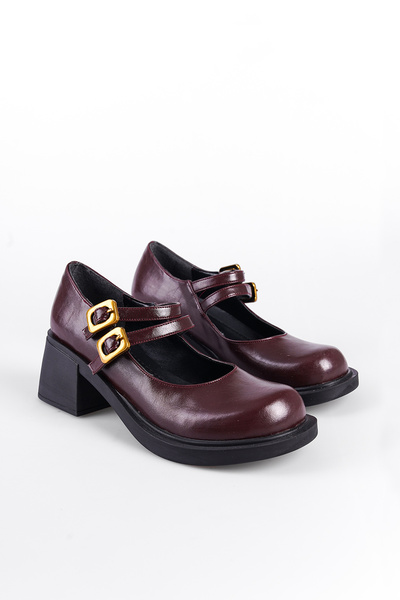 Capone Outfitters Дамски обувки Mary Jane с двойна катарама