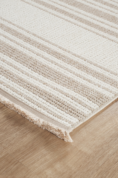 SİMEREV HALI HOME CONSEPT Krem Bej Yumuşak Bukleli Dokuma Halı Bukle Kilim Salon Mutfak Koridor Yolluk Oturma Odası Halısı