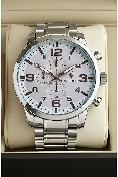 S.POLO Marka Spor Şık Erkek Kol Saati Bileklik Hediye
