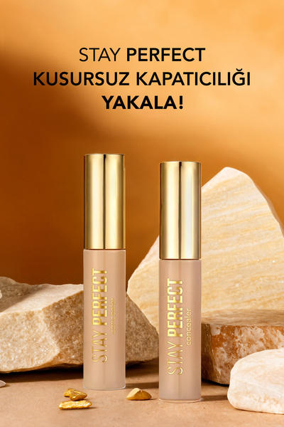 Flormar Doğal Bitişli Kapatıcı (SOĞUK ALT TON) - Stay Perfect Concealer - 006 Medium Beige - 8682536085540