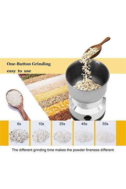 fulina 150W Spice Coffee Grinder, Electric 10s Fast Grinding Multifunction Smash Machine, Portable Dry Grai