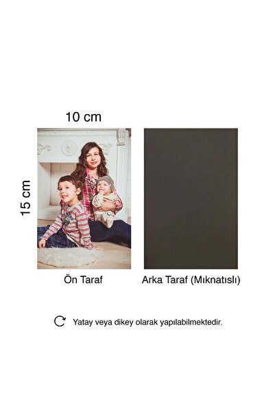 teknofinal Yapışkanlı Fotoğraf Magnet Çıkartma 10x15 Cm 4 Adet