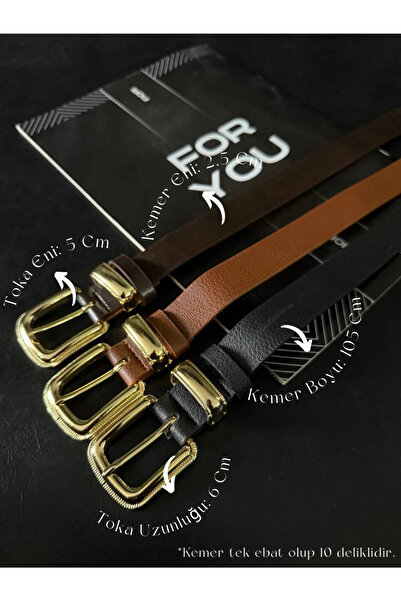 Fiori حزام نسائي مطلي بالذهب مكون من 3 قطع، حزام للسترة، حزام للملابس، حزام للقميص