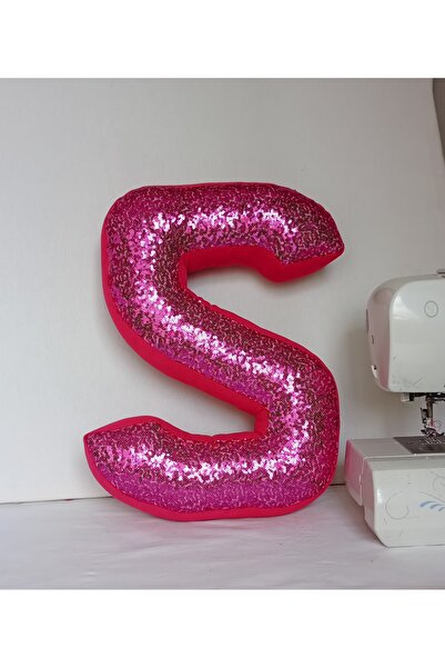 İDİLİNA Harf Yastık Payetli ' S'