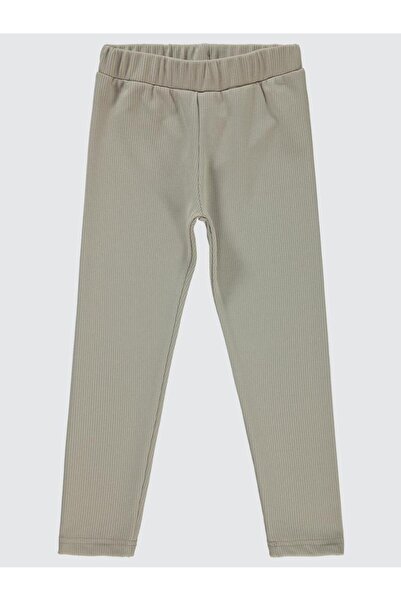 Civil Girls Plain Leggings for Ages 10-13 - Beige 13-14 Years