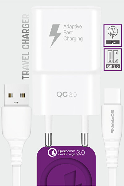Soffany SY-308 3.0.0 Type-C Şarj & Data Kablosu