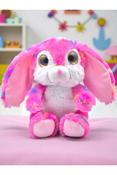 Fidan oyuncak Sevimli Peluş Tavşan Oyun Ve Uyku Arkadaşım 25 cm 3 Renkli