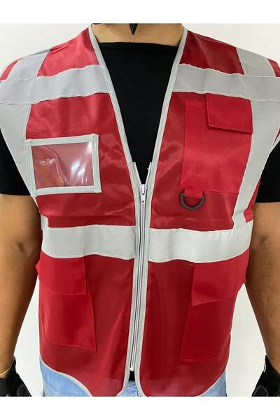 BESTGUARD REFREKTÖRLÜ MÜHENDİS YELEĞİ CEPLİ