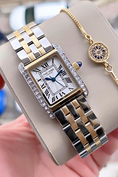 Tom Jones Tomjones Kadın Kol Saati Su Geçirmez Bileklik Çelik Orjinal Garantili