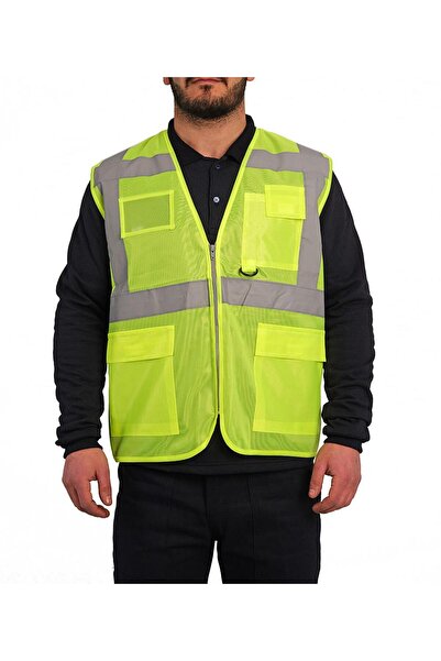 BESTGUARD REFREKTÖRLÜ MÜHENDİS YELEĞİ CEPLİ