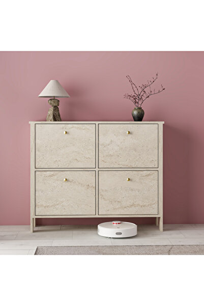 riomood PALERMO AYAKKABILIK ÇOK AMAÇLI DOLAP DRESUAR TRAVERTEN
