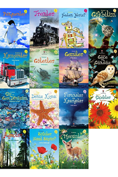 Tübitak Yayınları Popüler Bilim Ilk Okuma Kitapları 15 Li Set 1.ınıfve Okul Ö...