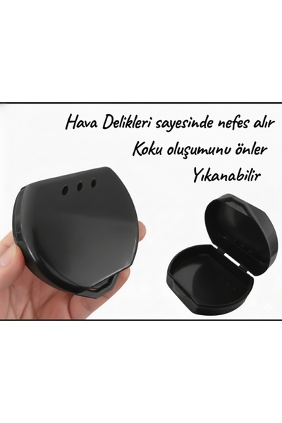 Vulli Diş Plakları için (1 adet) Renkli Kutu Pratik (çantanızda bulunsun)