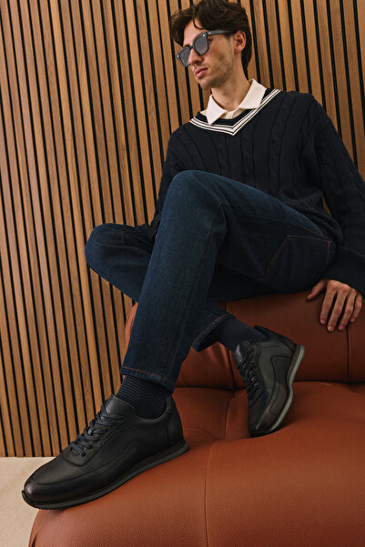 Ziya Чоловічі сині шкіряні черевики - 151745Z0828