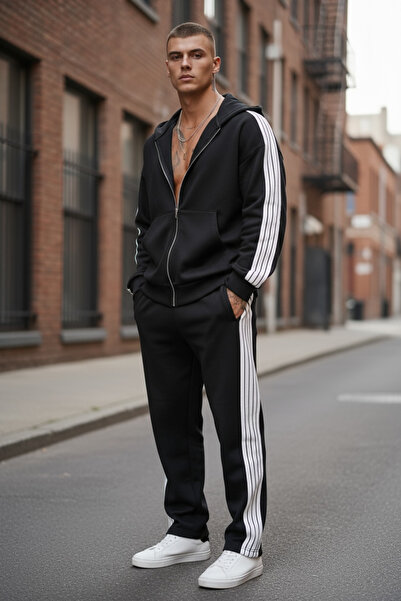 İLKCET MODA Дънки от дивер плат, унисекс комплект с горна и долна част