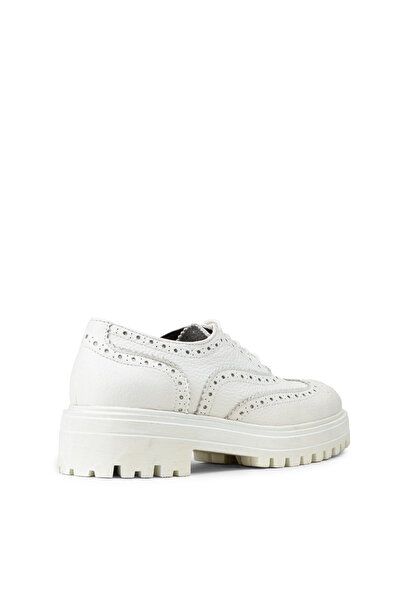 Deery Γνήσιο δέρμα Λευκό Casual Γυναικεία Παπούτσια Oxford