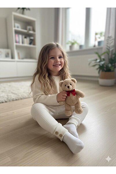 Meriç bebe Детски трикотажни клинове с копчета и детайли