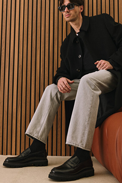 Ziya , Ανδρικά Παπούτσια Γνήσιο Δερμάτινο 153745Z29201 Μαύρο