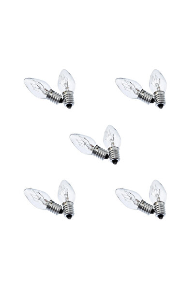 CANKIR Tuz Lambası Ampulü 10 adet E14 Duy Gece Lambası Ampulü