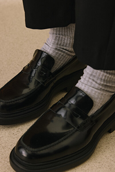 Ziya , Women's Genuine Leather Shoes 1531022Z1171 Black