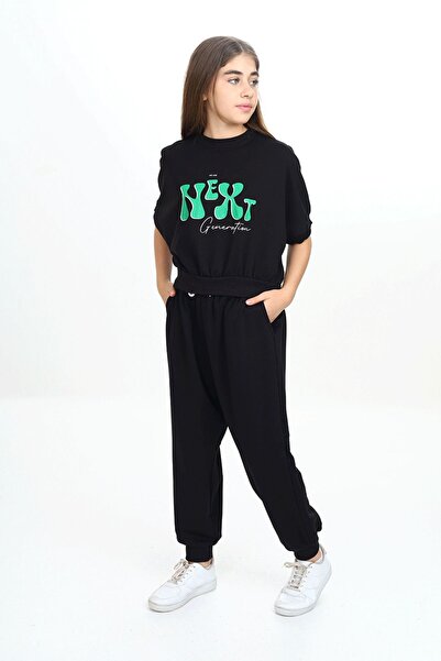 HayKids Σετ φόρμας για κορίτσια με κοντό μανίκι με στάμπα με λαιμόκοψη