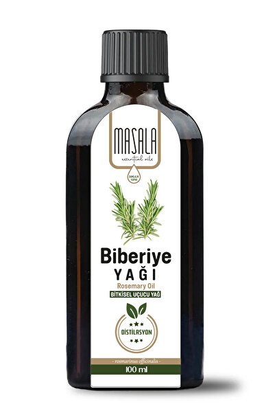 Masala Saf Biberiye (Kuşdili) Yağı 100 ml. (Rosemary Oil)