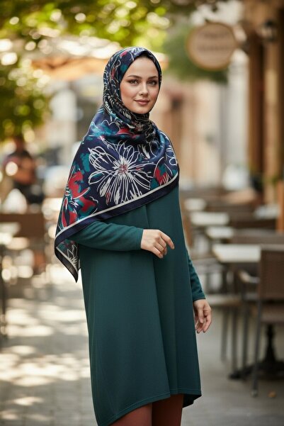 Onur Шаль - Жіноча шаль з квітковим візерунком, м'яка, модна модель