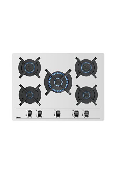 Teka GBC 75030 KBC WH Ankastre Ocak, Beyaz cam, 70 cm