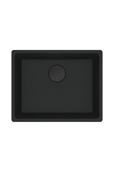 Franke MRG 110-52 Granit Evye, Matt Black, Tezgahaltı, Tek hazne, 52x40 cm