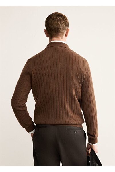 MANGO Man %100 kaşmir polo kazak