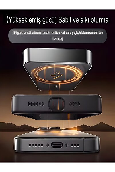 DEANB 20W Hızlı Şarj Magsafe Powerbank | 10000mAh Taşınabilir Şarj Cihazı Type-C Giriş/Çıkış